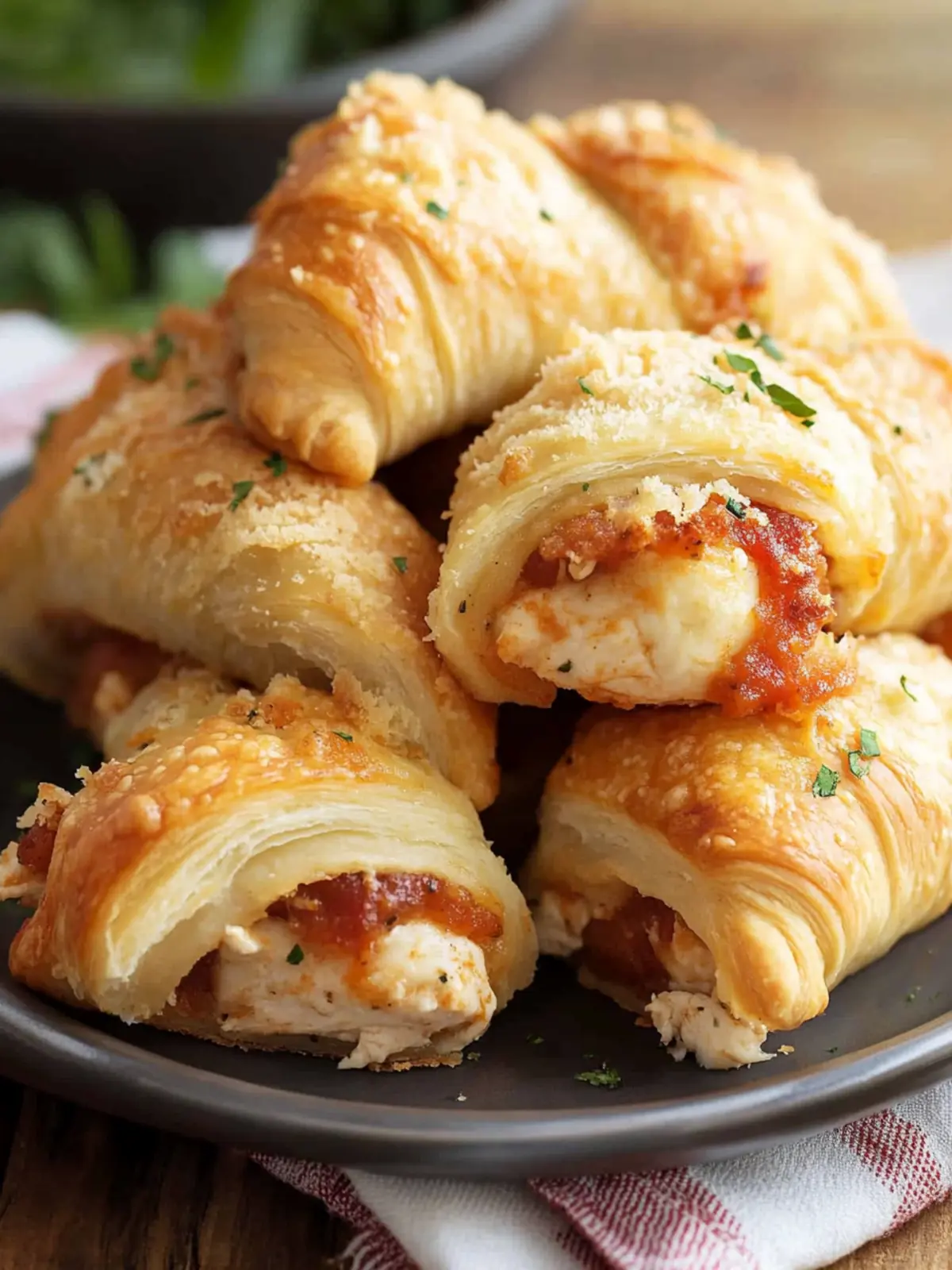 Delicious Chicken Parmesan Crescent Rolls for Quick Dinners 4 Chicken Parmesan Crescent Rolls