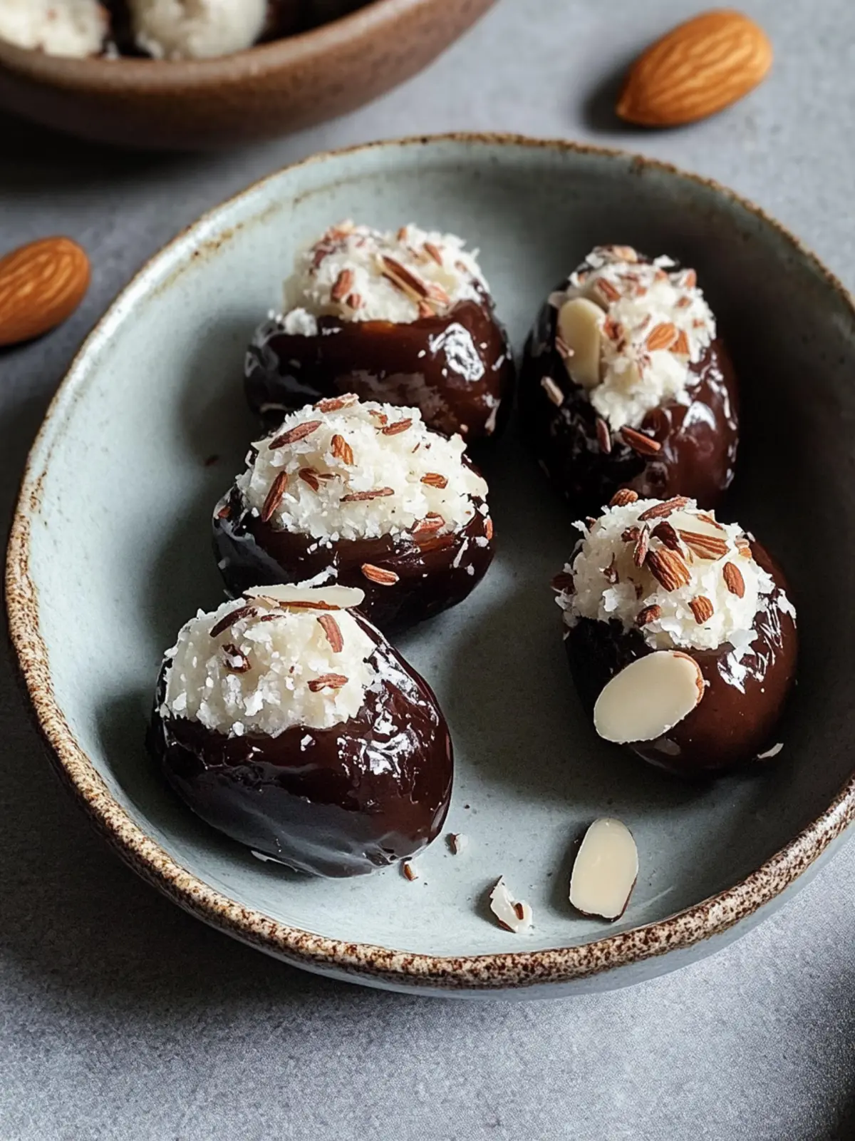 Decadent Almond Joy Stuffed Dates Your Taste Buds Will Adore 5 Almond Joy Stuffed Dates