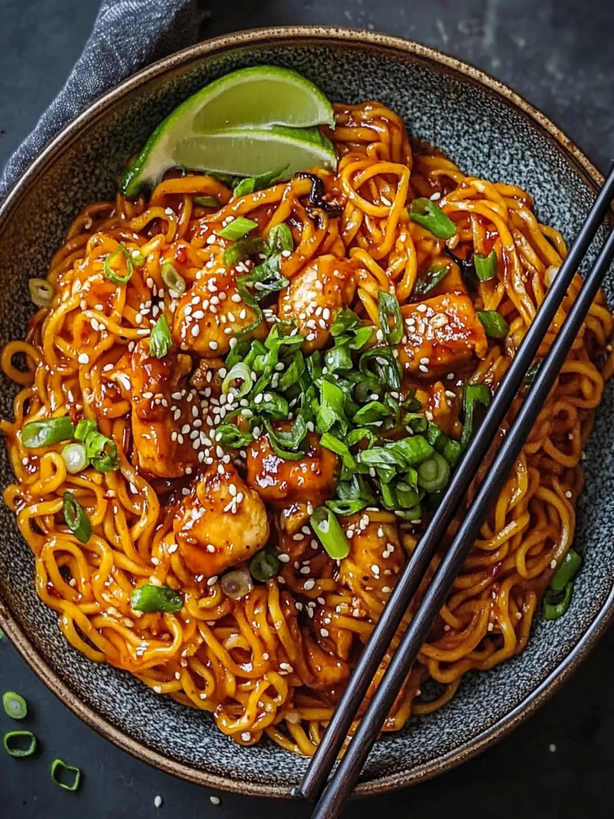 Savor the Heat: Korean Spicy Chicken Noodles Recipe 4 Korean Spicy Chicken Noodles