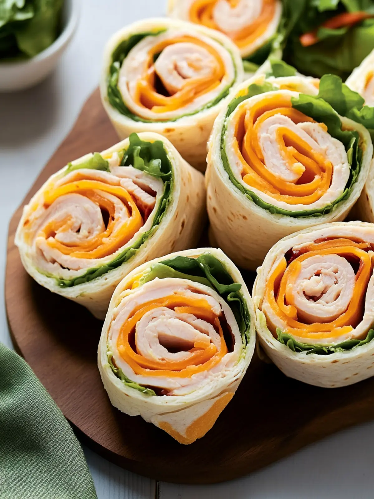 Delicious Turkey Cheddar Lunch Roll Ups for Quick Bites 2 Turkey Cheddar Lunch Roll Ups