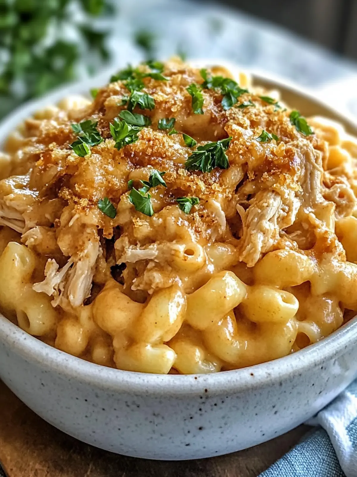 Mouthwatering Slow Cooker BBQ Pulled Chicken Mac & Cheese Recipe 2 Slow Cooker BBQ Pulled Chicken Mac & Cheese