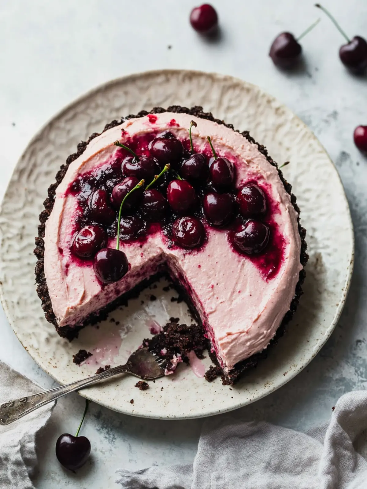Decadent Cherry Cheesecake with Oreo Crust You’ll Love 4 Cherry Cheesecake