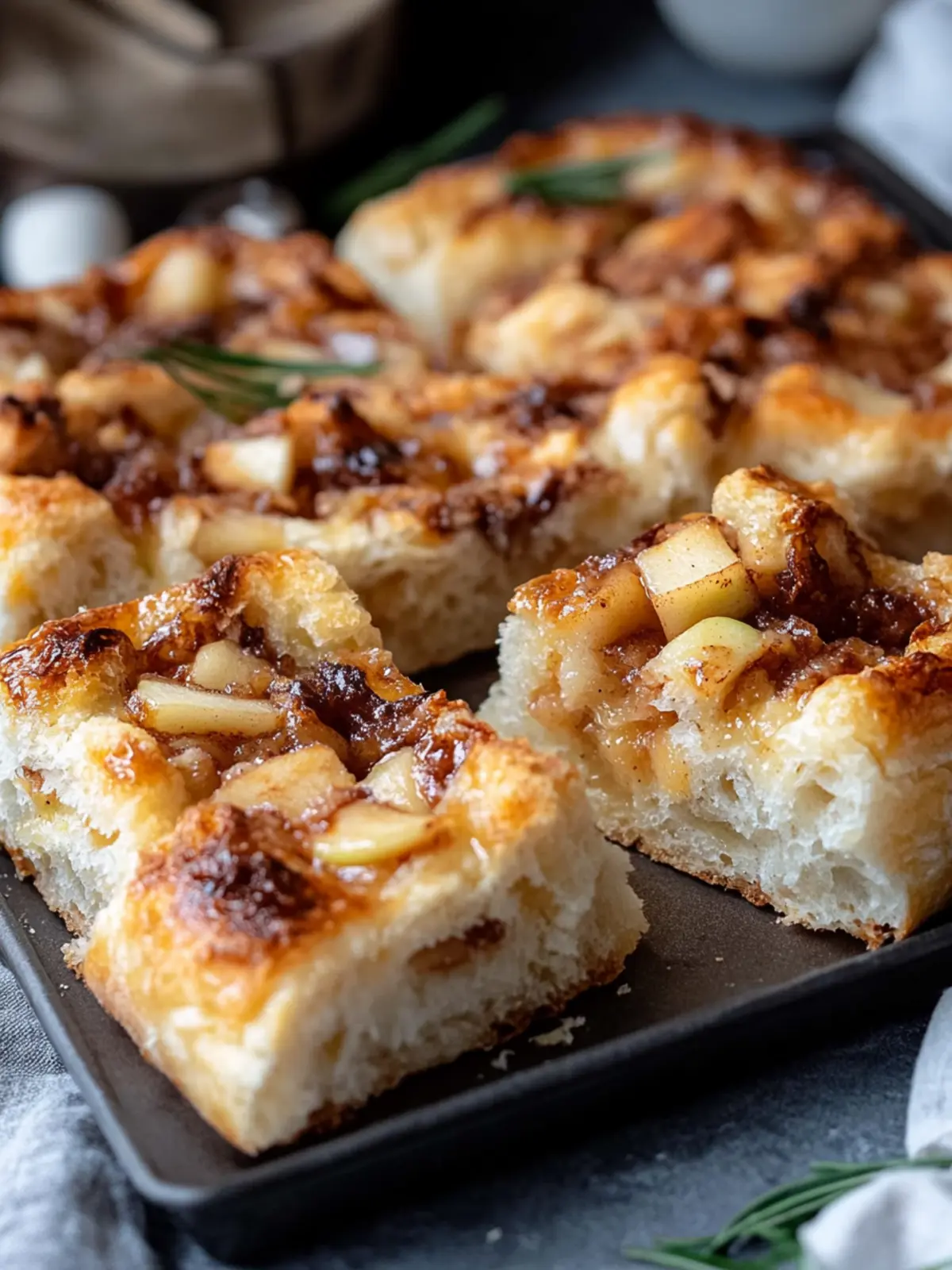 Delicious Apple Fritter Focaccia: A Sweet Twist on Bread 2 Apple Fritter Focaccia