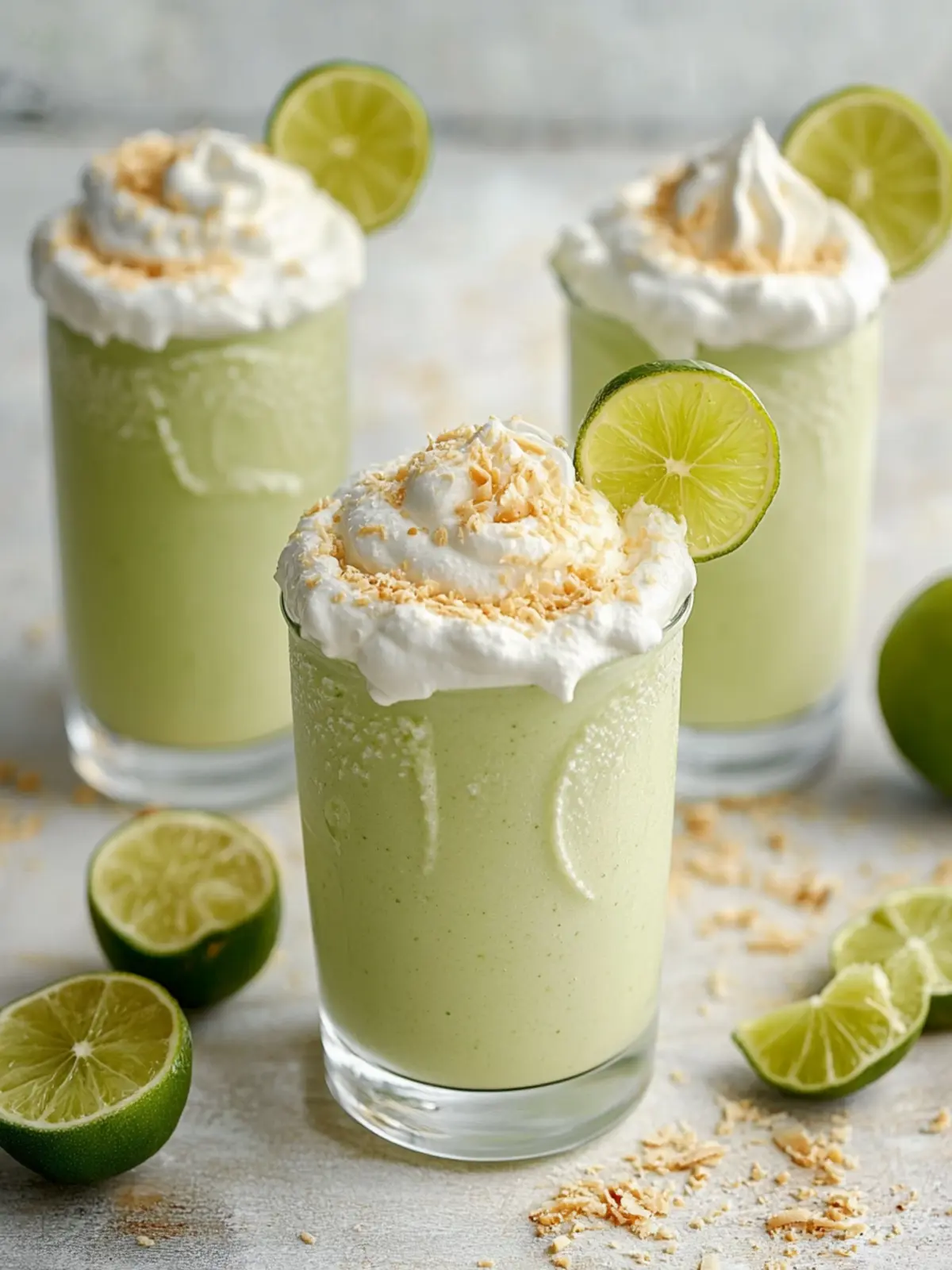 Creamy Coconut Key Lime Pie Smoothie for Tropical Vibes 2 Coconut Key Lime Pie Smoothie