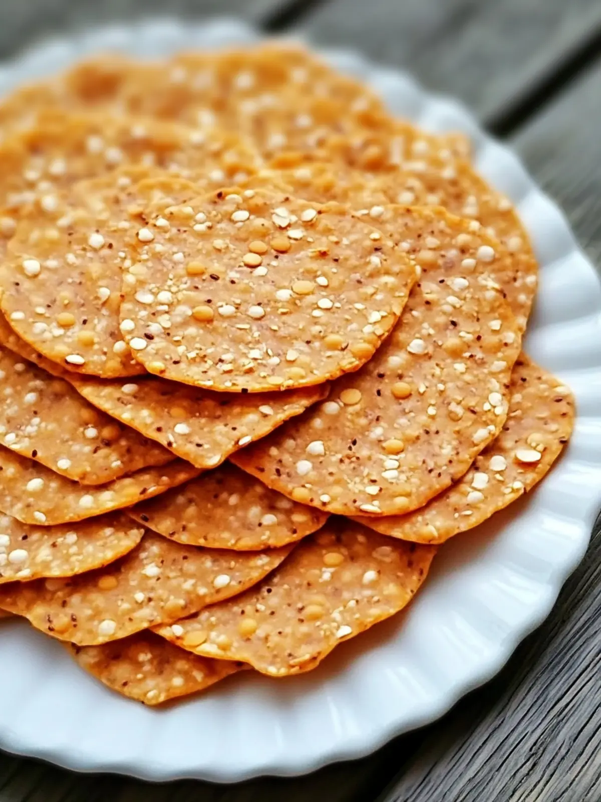 Delicious Red Lentil Crackers: A Healthy Snack Adventure 2 Red Lentil Crackers