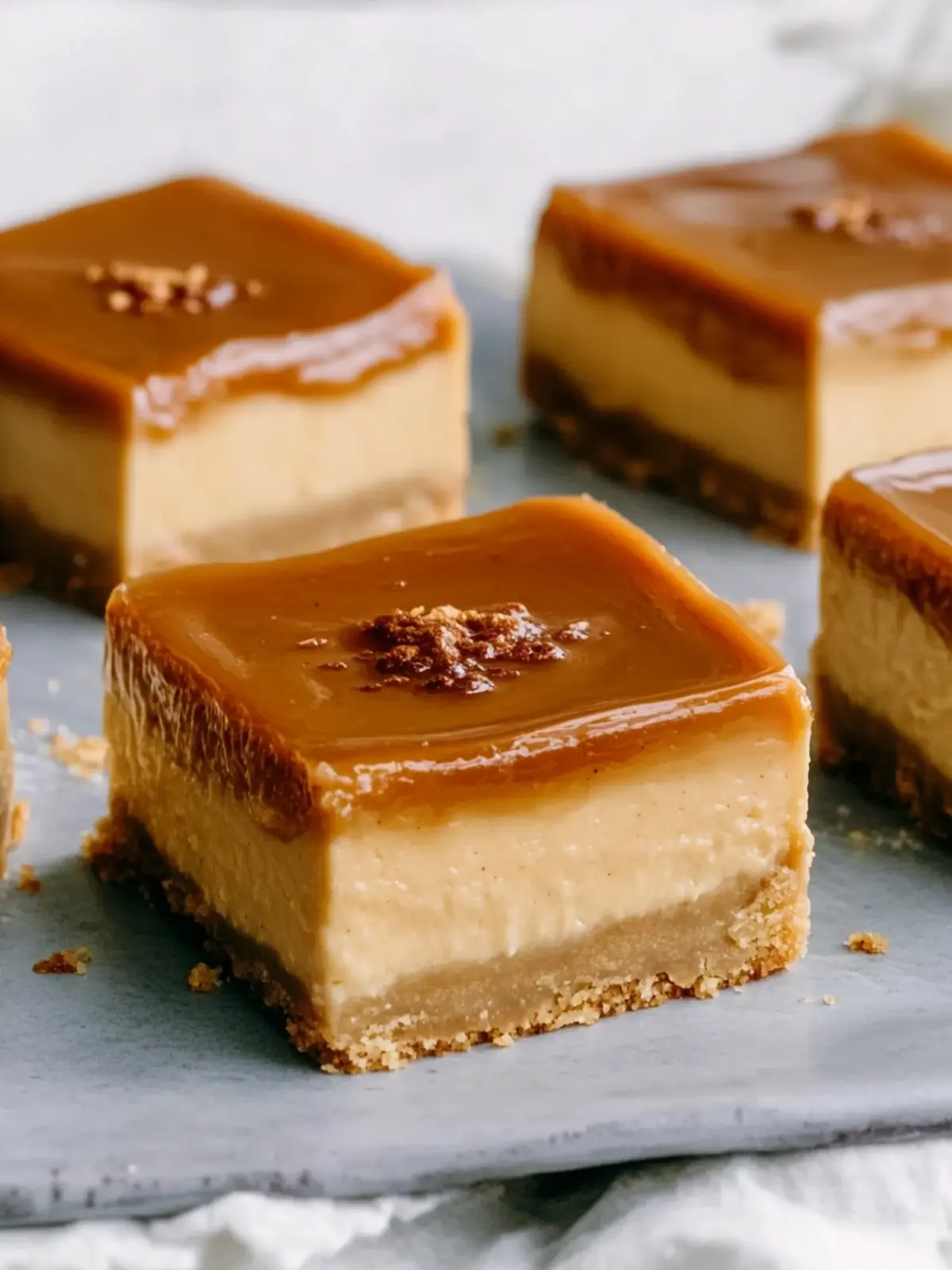 Dulce de Leche Cheesecake Bars for Sweet Indulgence at Home 3 Dulce de Leche Cheesecake Bars