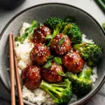 Sticky Mongolian Meatballs and Broccoli for Ultimate Flavor Treat 84 Sticky Mongolian Meatballs and Broccoli