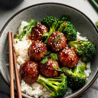 Sticky Mongolian Meatballs and Broccoli for Ultimate Flavor Treat 9 Sticky Mongolian Meatballs and Broccoli