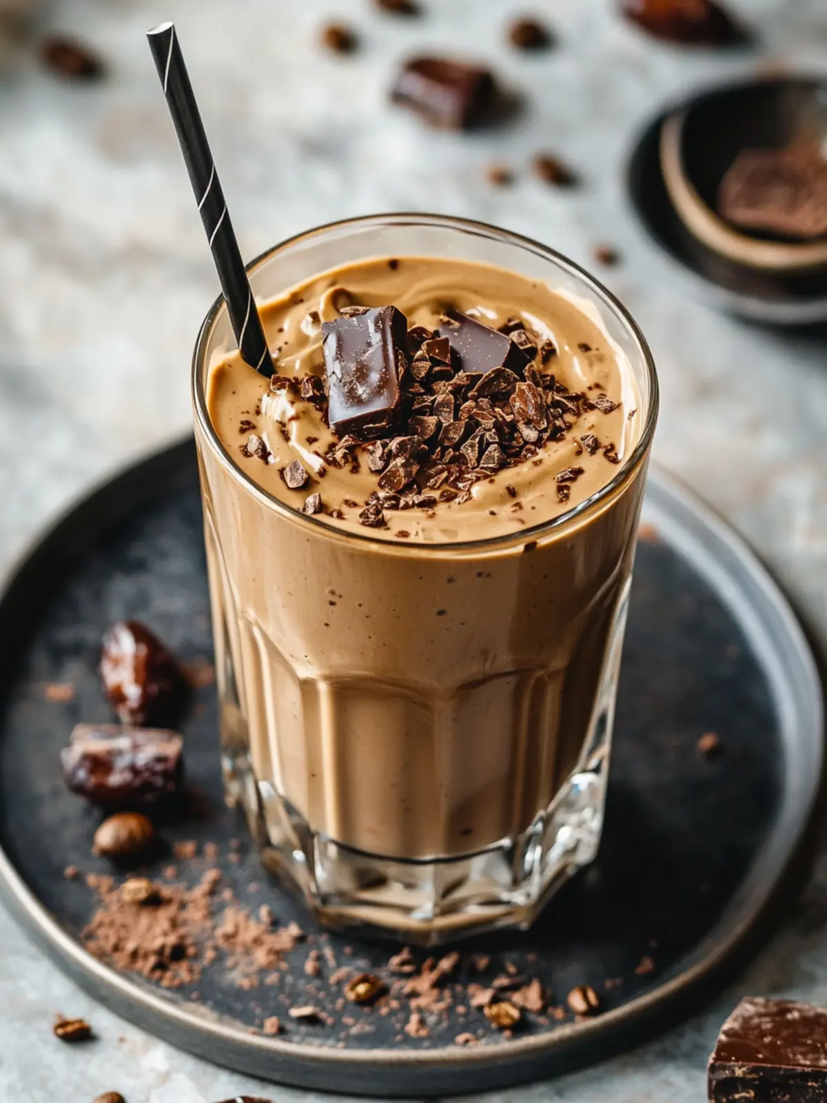 Indulge in a Tahini Chocolate Coffee Date Shake Delight 4 Tahini Chocolate Coffee Date Shake