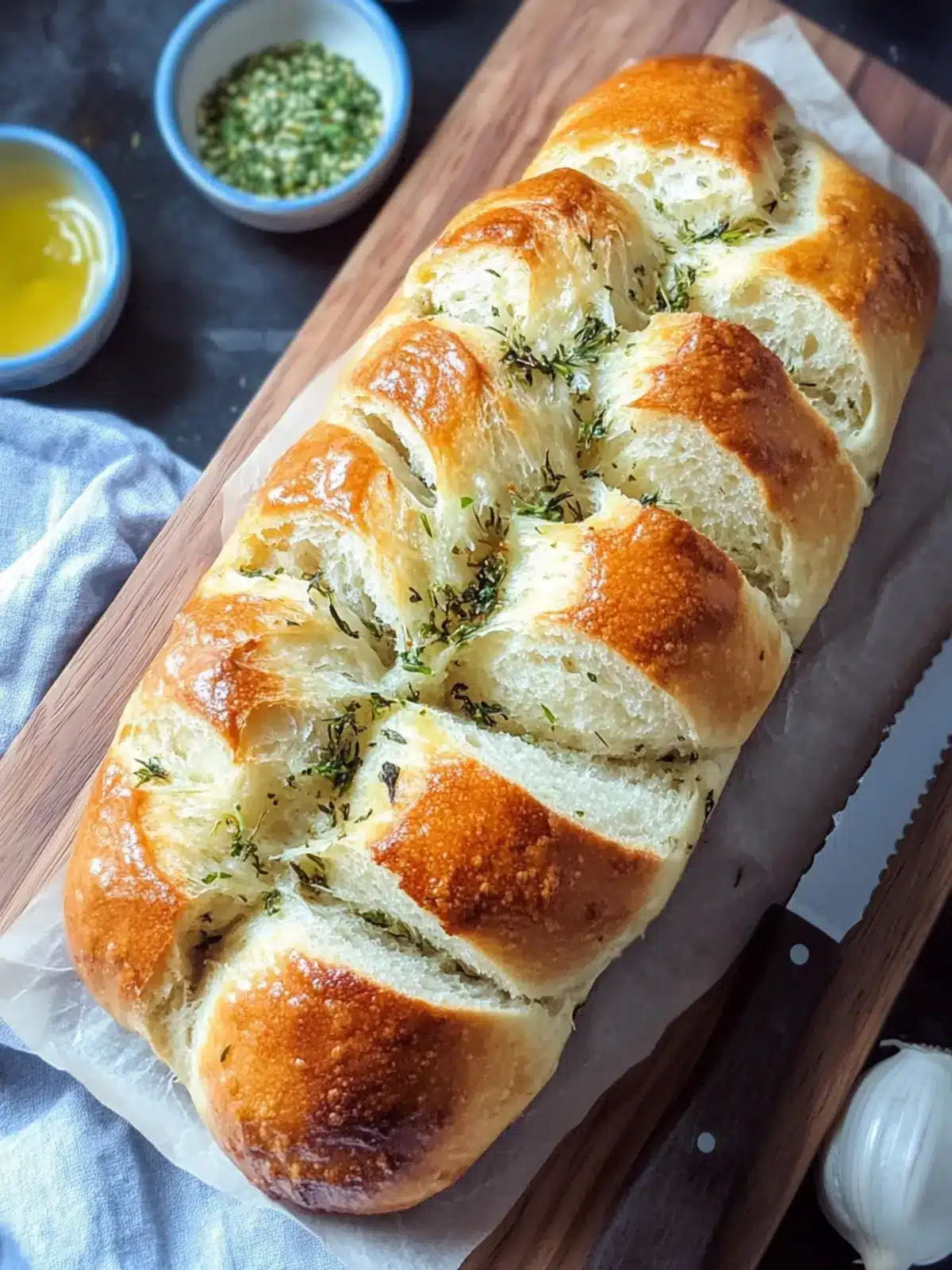 Irresistibly Soft Garlic Herb Bread You Can’t Resist 5 Garlic Herb Bread