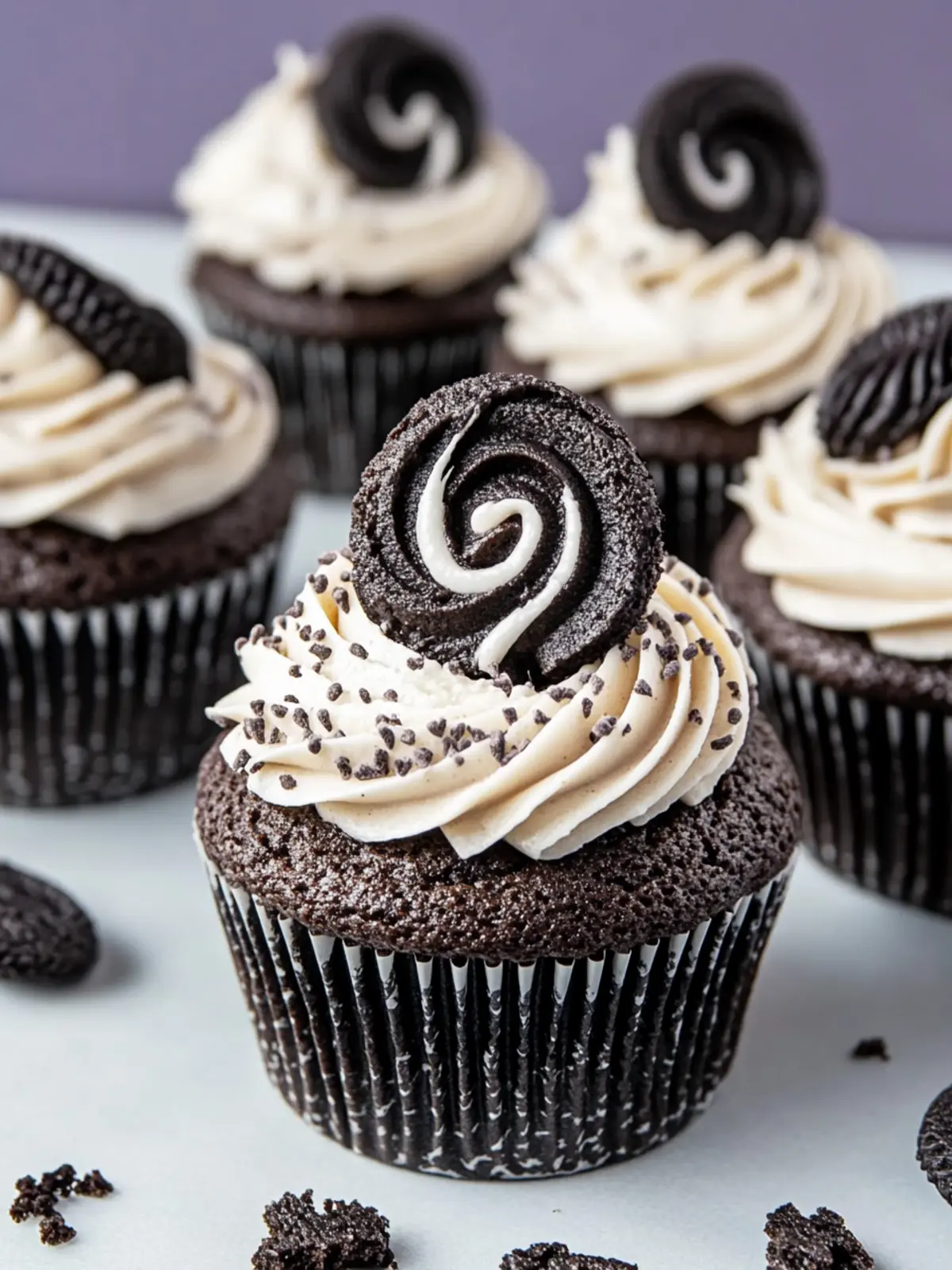 Indulge in Decadent Cookies and Cream Cupcakes Today 2 Cookies and Cream Cupcakes
