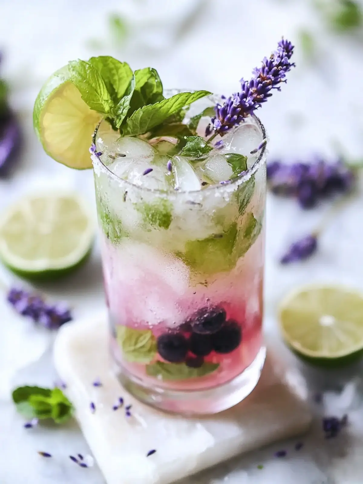 Refreshing Lavender Mojito Mocktail for a Blissful Sip 4 Lavender Mojito Mocktail
