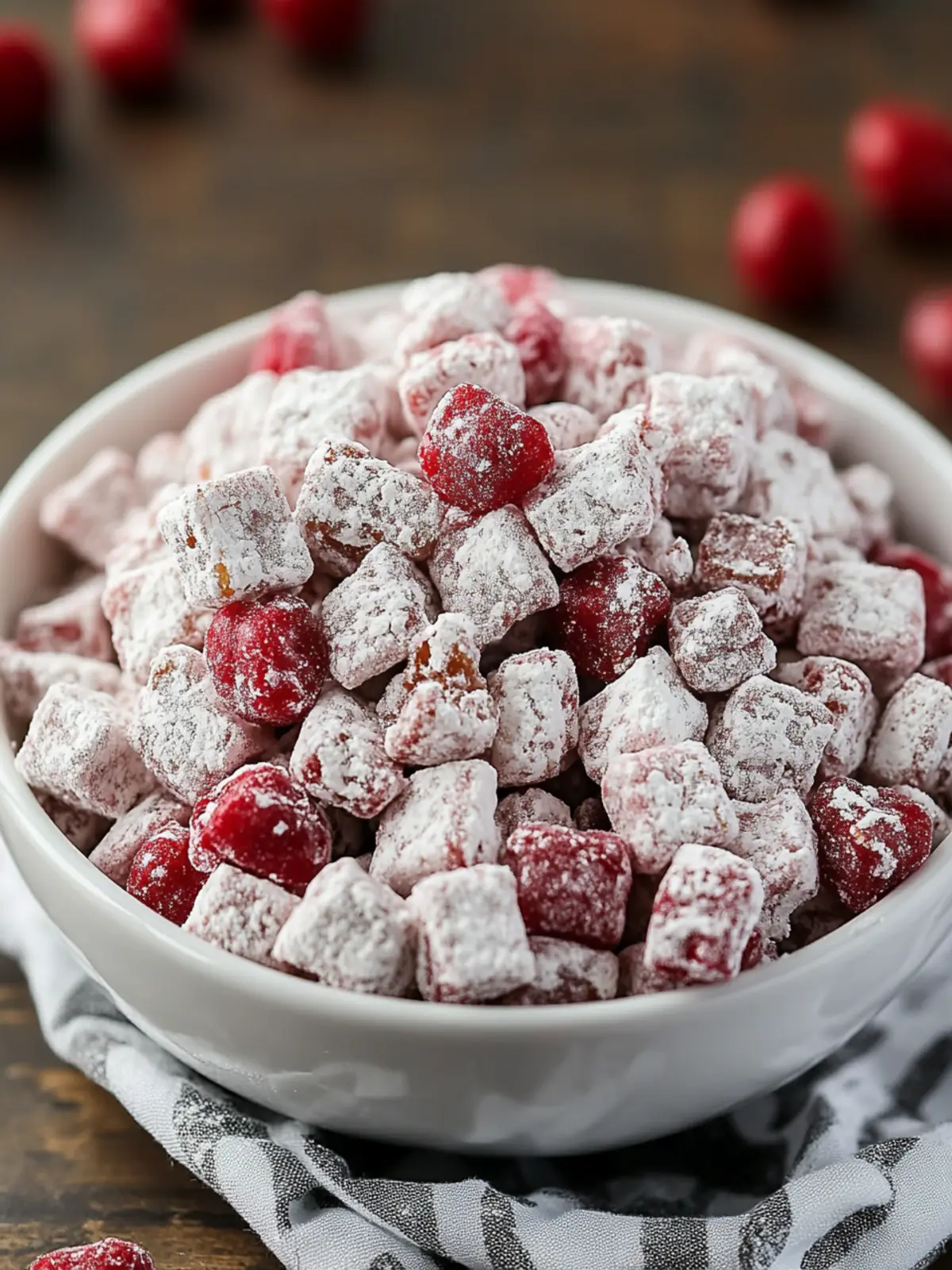 Cherry Cheesecake Puppy Chow: Irresistibly Sweet Delight 4 Cherry Cheesecake Puppy Chow