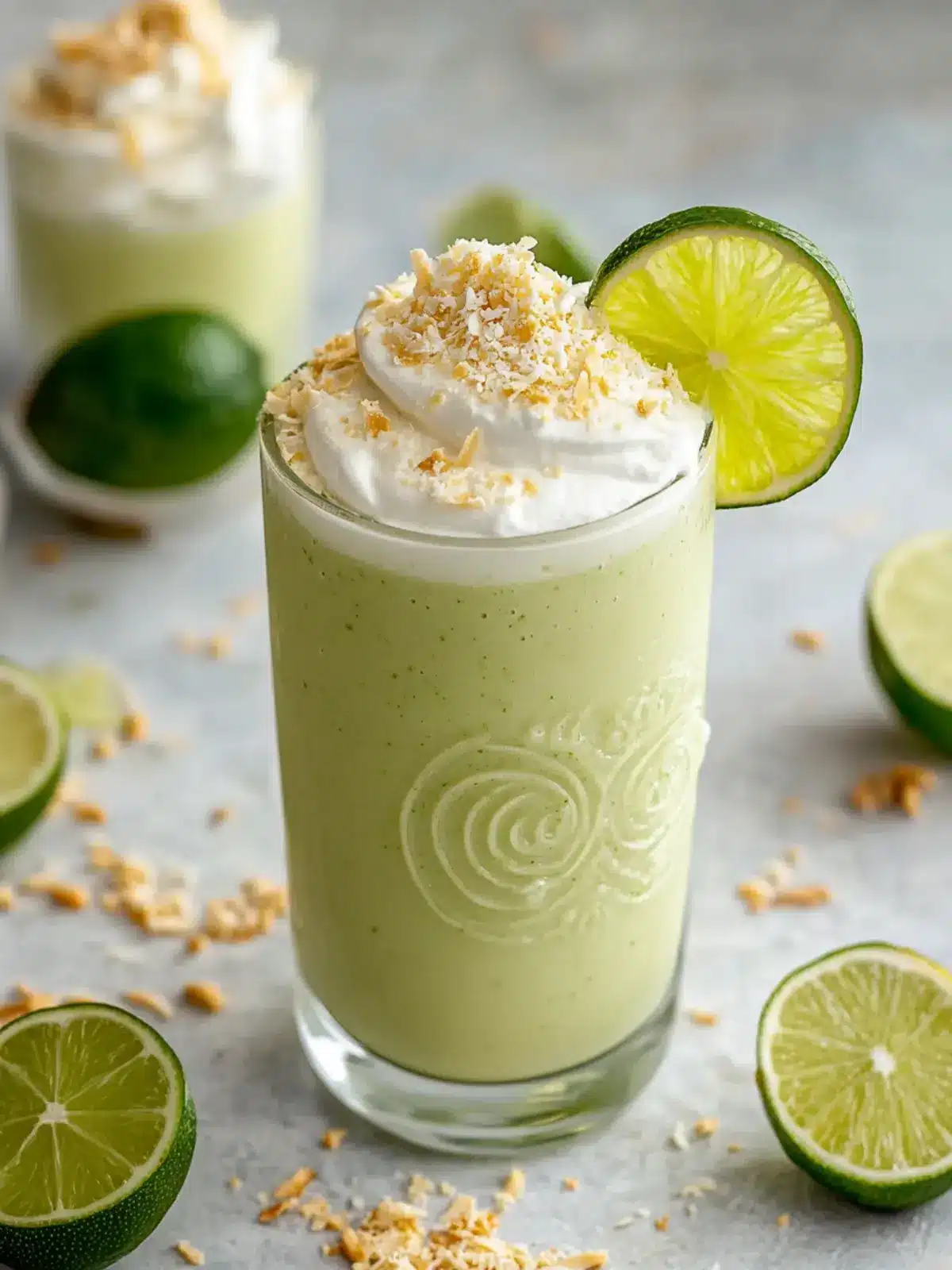 Creamy Coconut Key Lime Pie Smoothie for Tropical Vibes 5 Coconut Key Lime Pie Smoothie