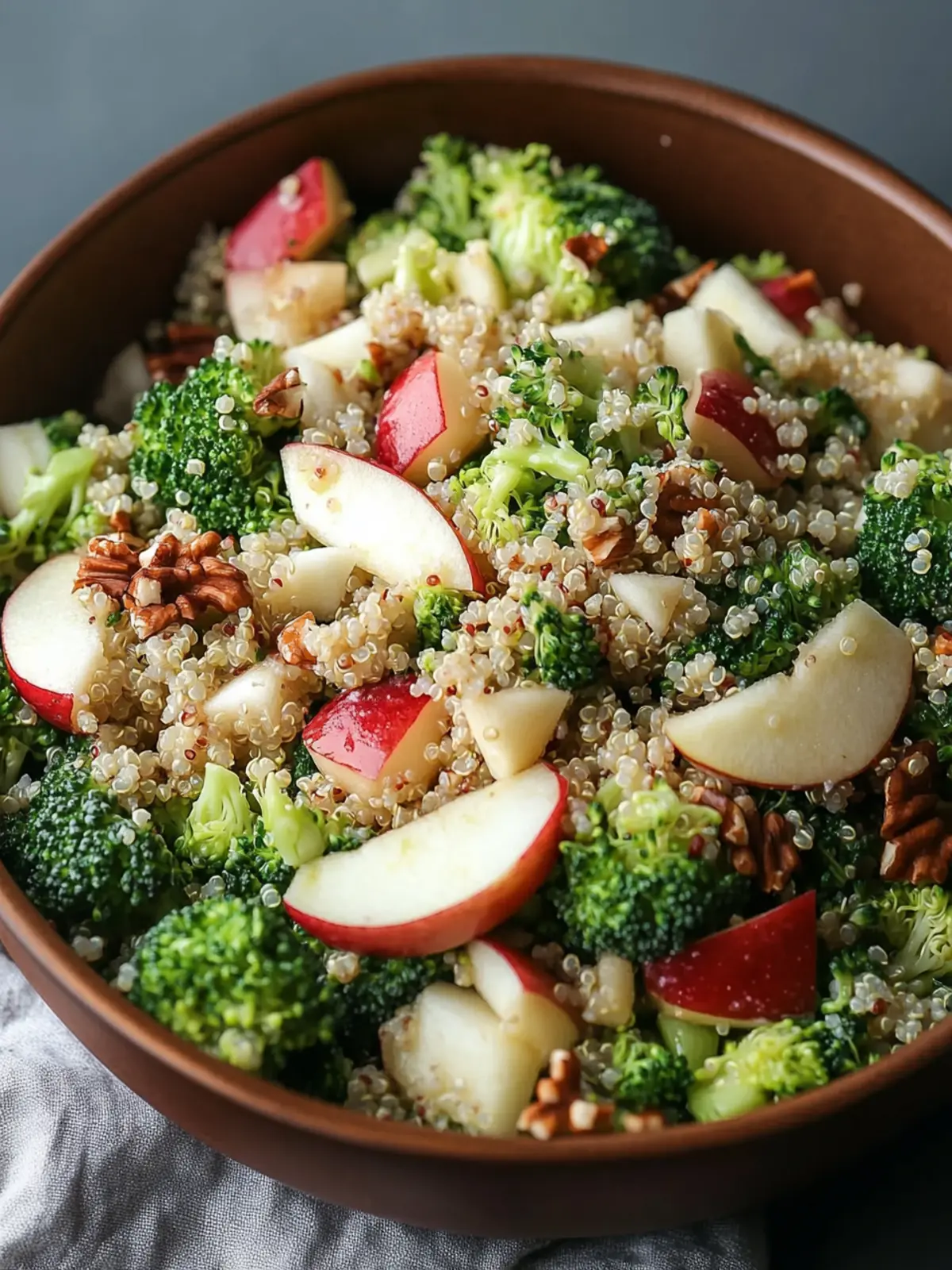 Delicious Broccoli Apple Quinoa Salad You'll Love to Make 4 Broccoli Apple Quinoa Salad