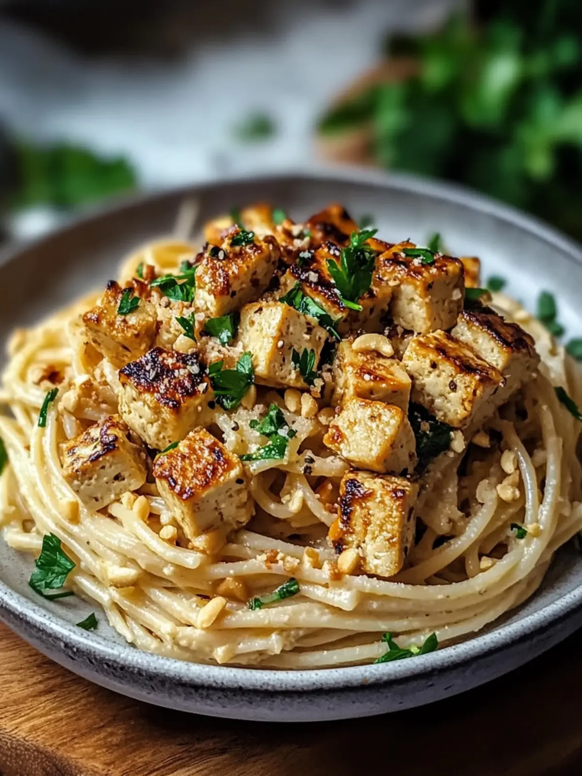 Creamy Cashew & Tofu Pasta for a Cozy Night In 4 Cashew & Tofu Pasta