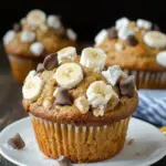 Indulge in Banana S'mores Muffins for Cozy Mornings 6 Banana S'mores Muffins