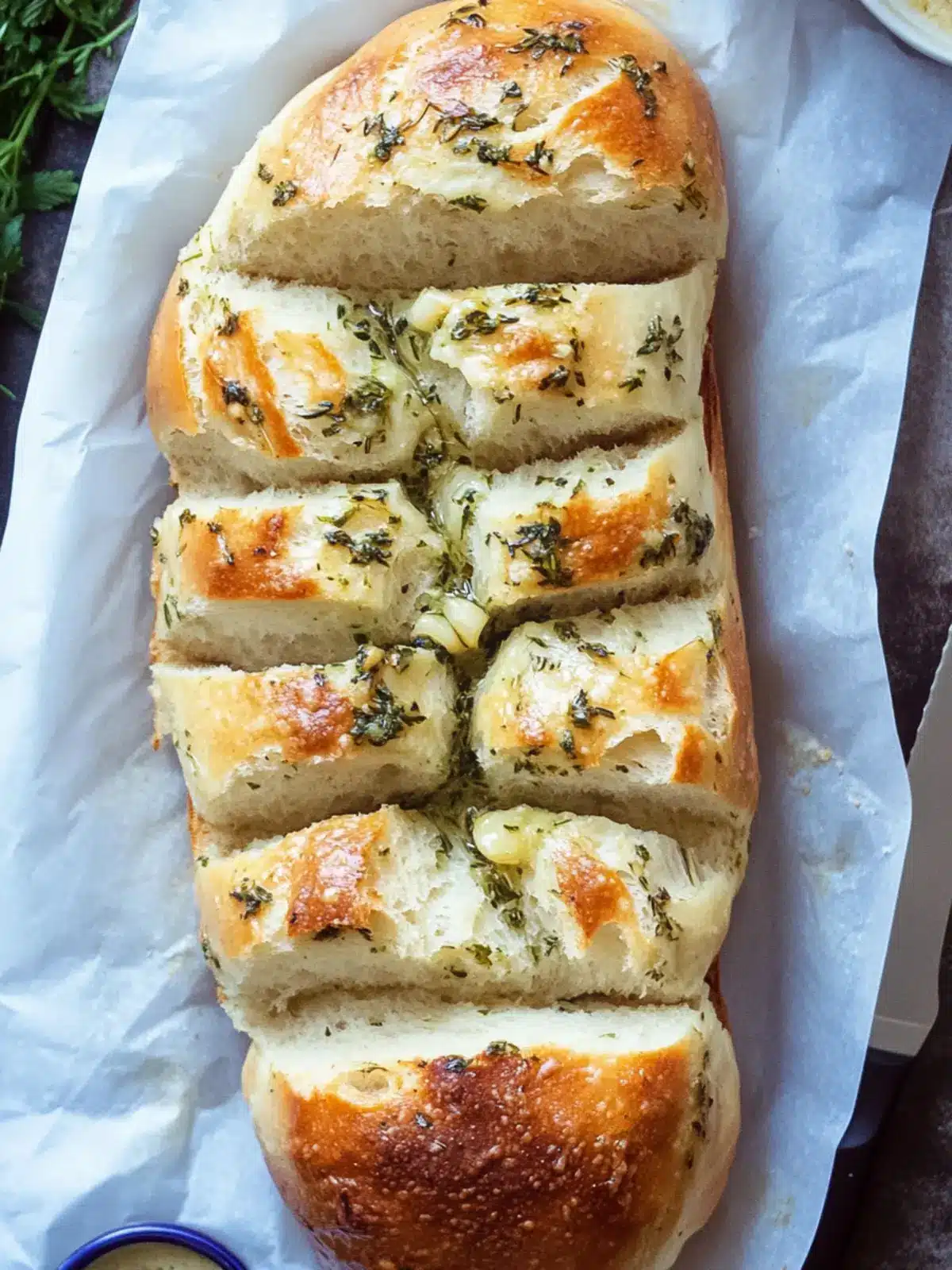 Irresistibly Soft Garlic Herb Bread You Can’t Resist 4 Garlic Herb Bread