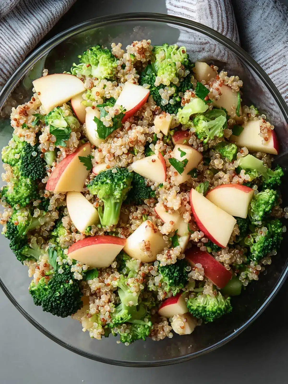 Delicious Broccoli Apple Quinoa Salad You'll Love to Make 3 Broccoli Apple Quinoa Salad