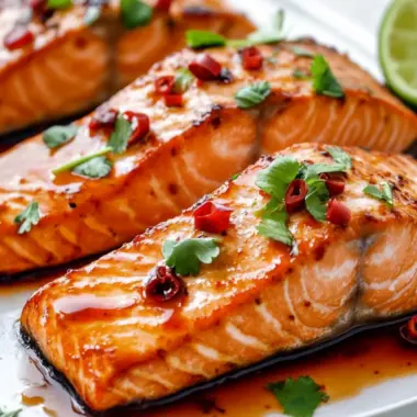 Broiled Salmon with Thai Sweet Chili Glaze: Quick & Delicious! 10 Broiled Salmon with Thai Sweet Chili Glaze