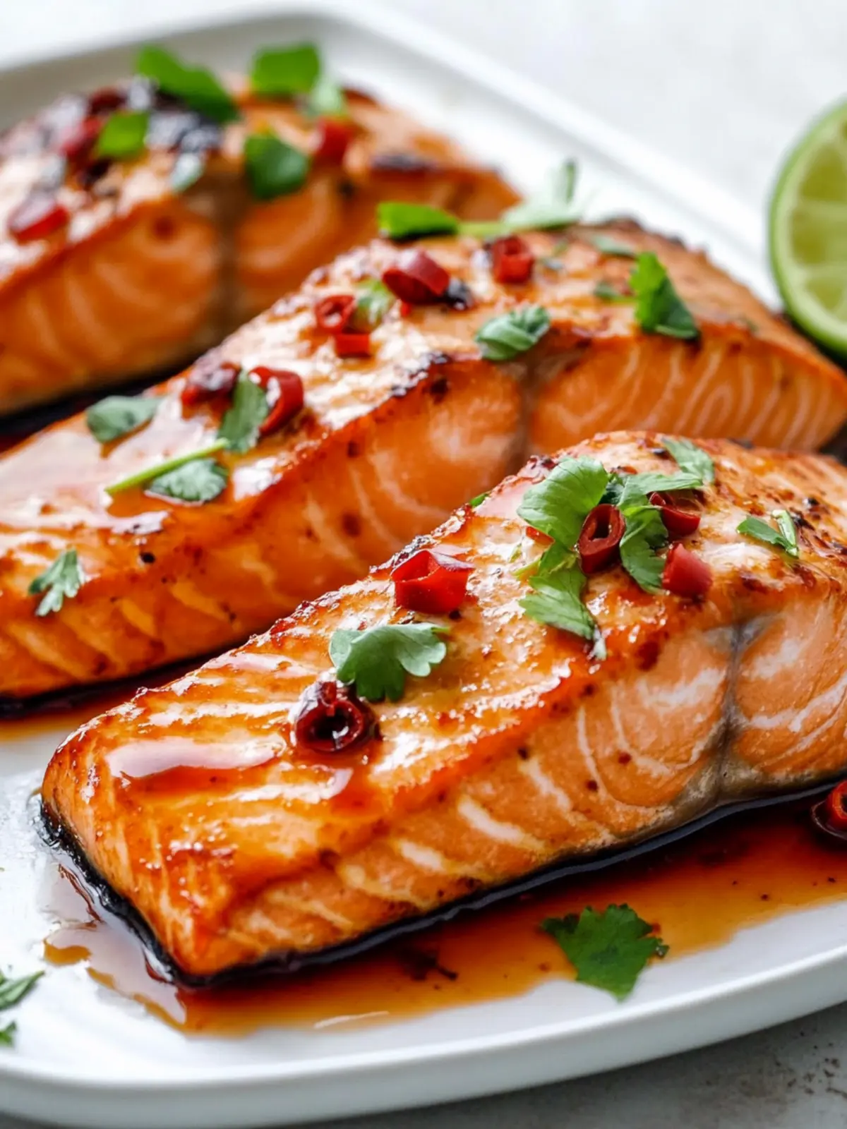 Broiled Salmon with Thai Sweet Chili Glaze: Quick & Delicious! 5 Broiled Salmon with Thai Sweet Chili Glaze