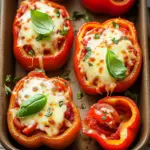 Irresistible Pizza Stuffed Bell Peppers for Dinner Delight 4 Pizza Stuffed Bell Peppers