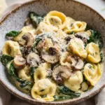 Creamy Tortellini with Spinach and Mushrooms: A Cozy Feast 7 Creamy Tortellini with Spinach and Mushrooms