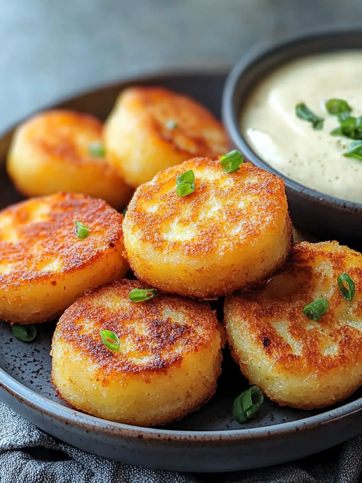 Crispy Caribbean Yucca Cakes with Zesty Garlic-Lime Mojo 2 Crispy Caribbean Yucca Cakes