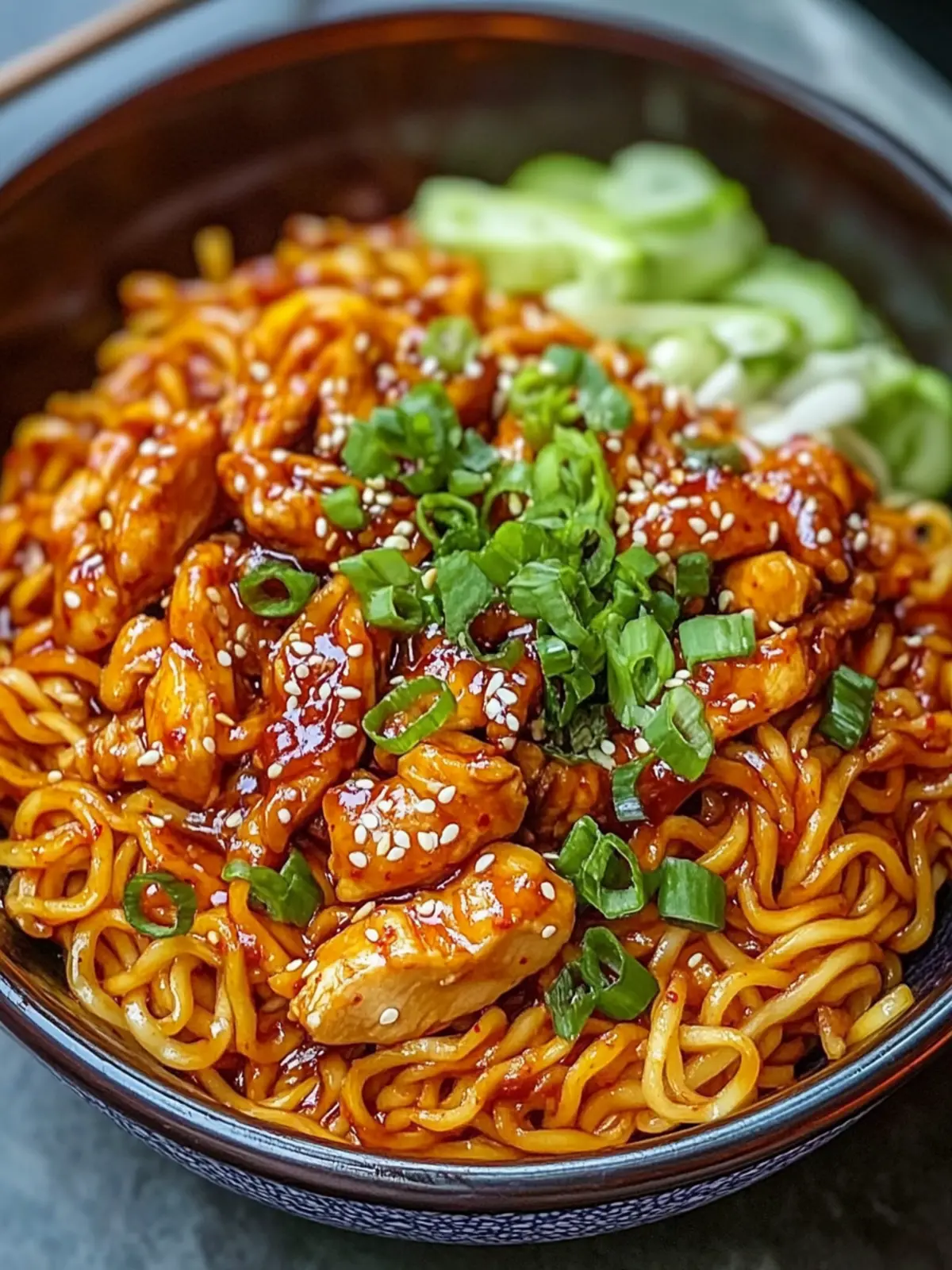 Savor the Heat: Korean Spicy Chicken Noodles Recipe 3 Korean Spicy Chicken Noodles