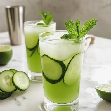 Refreshing Cucumber Mint Mocktail to Beat the Heat 9 Cucumber Mint Mocktail