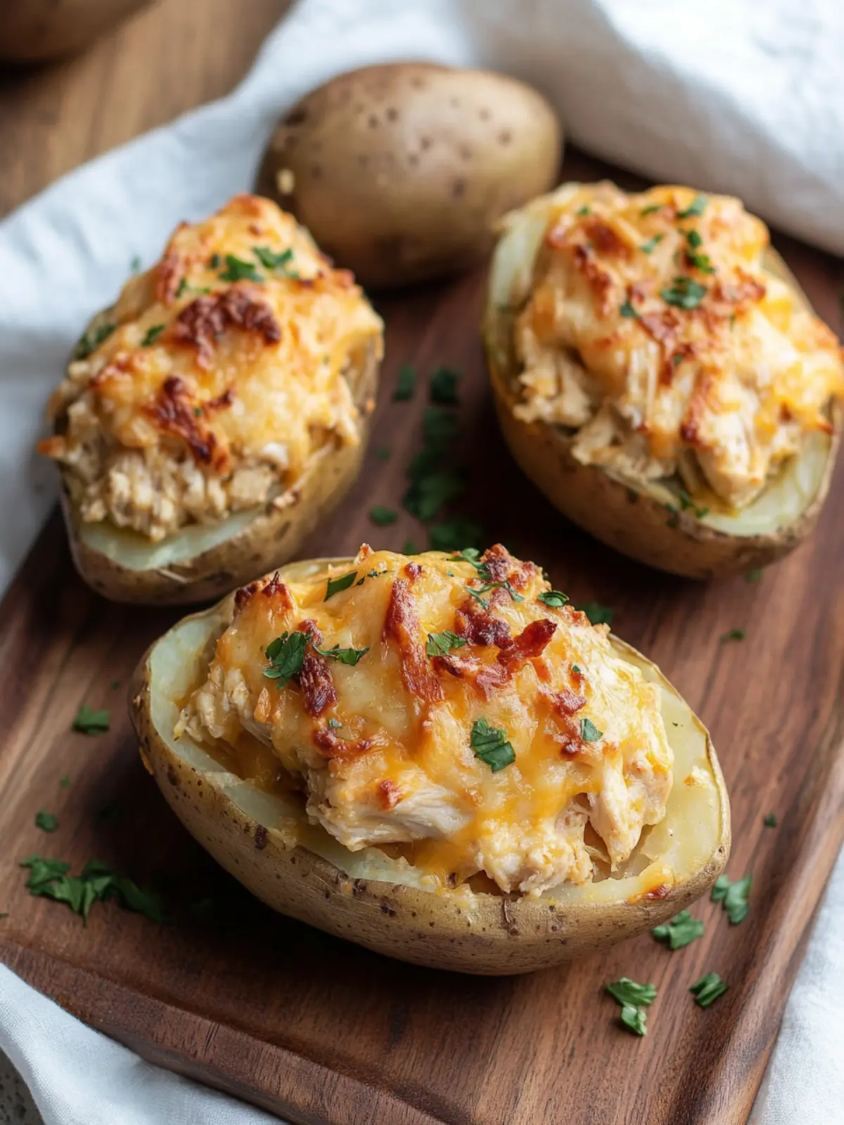Savor the Flavor: Crack Chicken Stuffed Baked Potatoes 5 Crack Chicken Stuffed Baked Potatoes