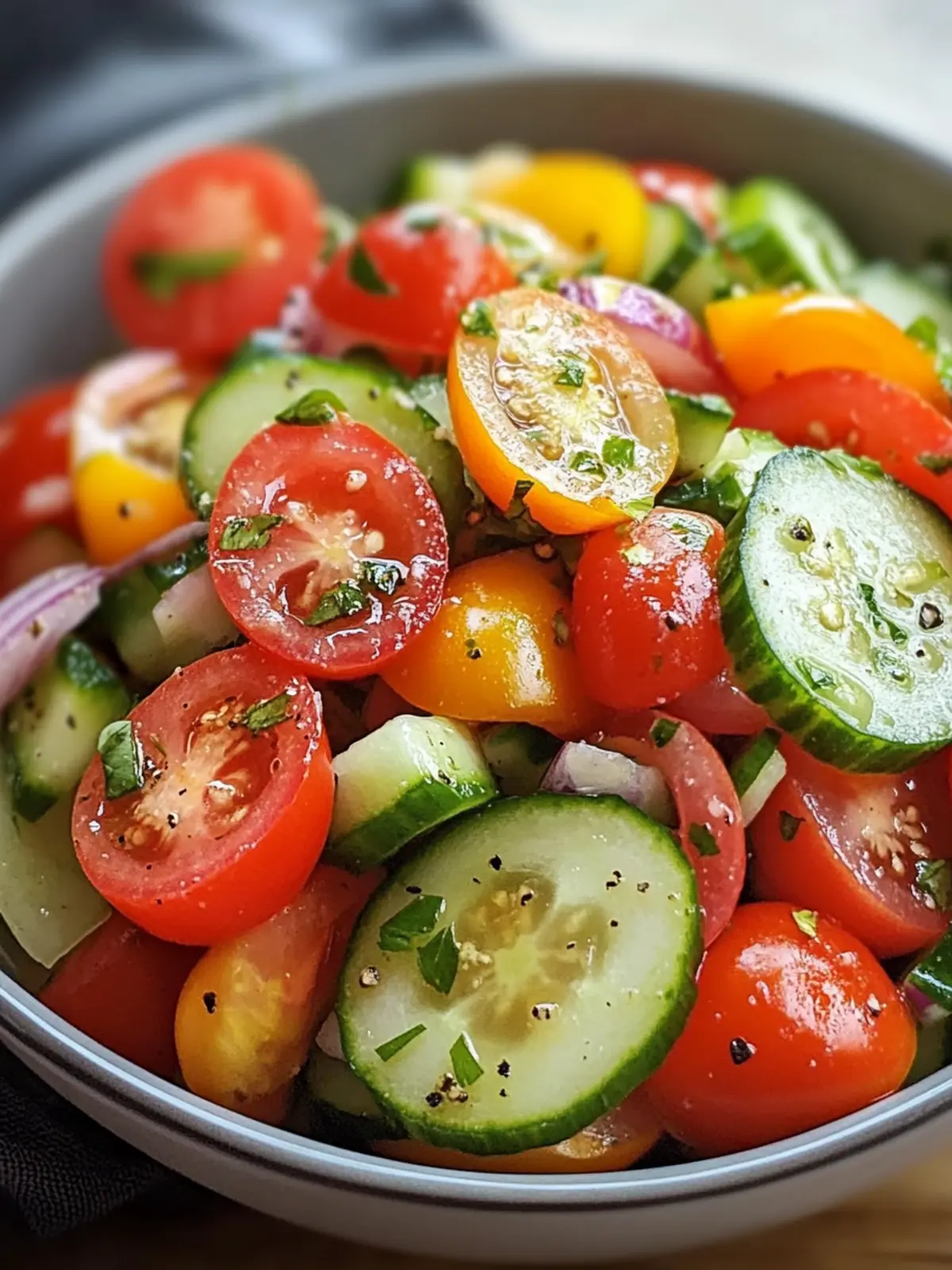 Refresh Your Meal with Zesty Cucumber Tomato Salad Delight 5 Cucumber Tomato Salad