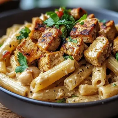 Creamy Cashew & Tofu Pasta for a Cozy Night In 9 Cashew & Tofu Pasta