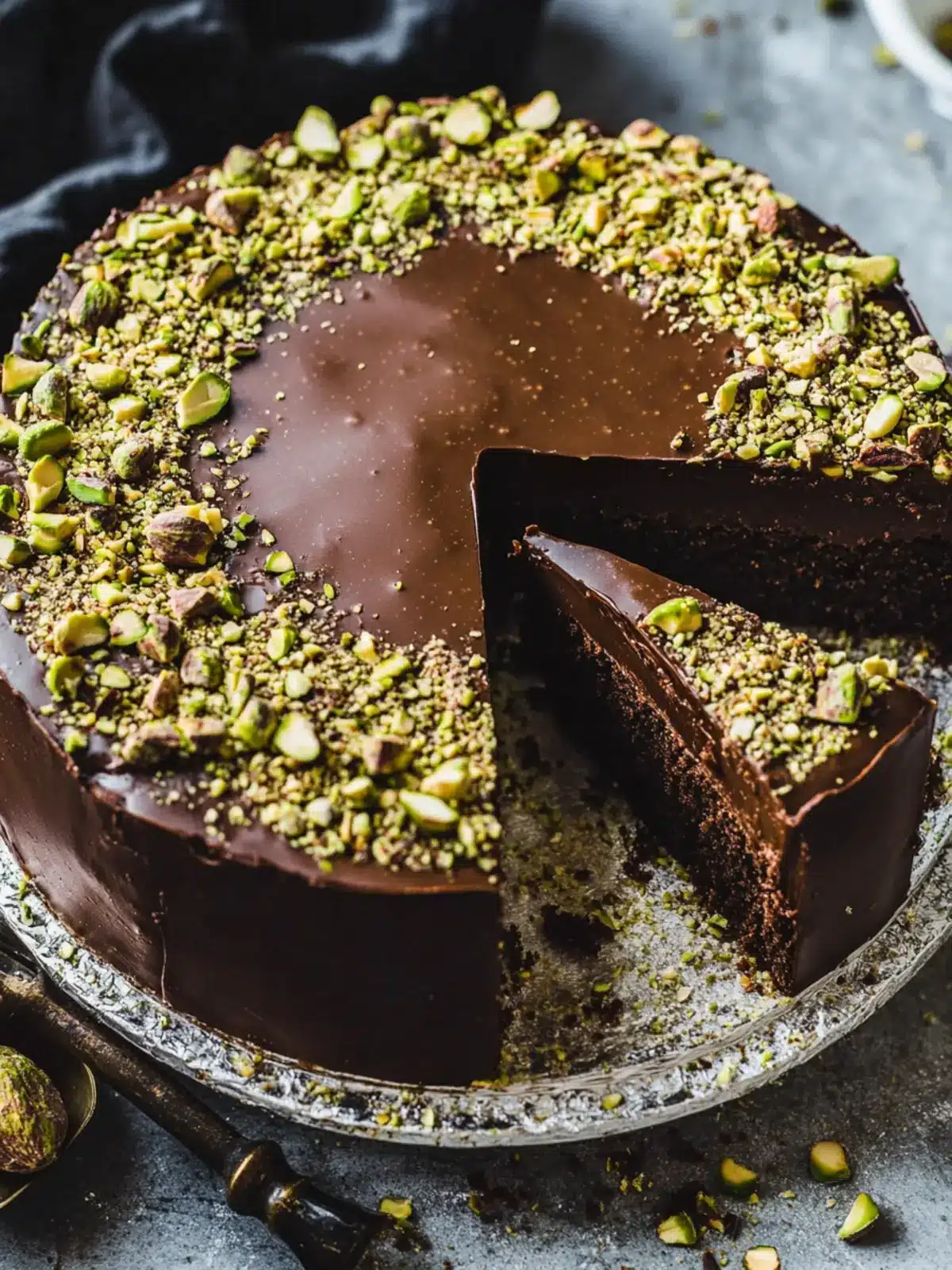 Decadent Chocolate Pistachio Cake You Can Make Without Baking 5 Chocolate Pistachio Cake