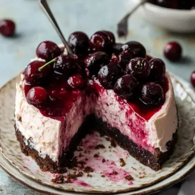 Decadent Cherry Cheesecake with Oreo Crust You’ll Love 10 Cherry Cheesecake