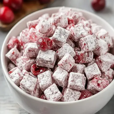 Cherry Cheesecake Puppy Chow: Irresistibly Sweet Delight 10 Cherry Cheesecake Puppy Chow