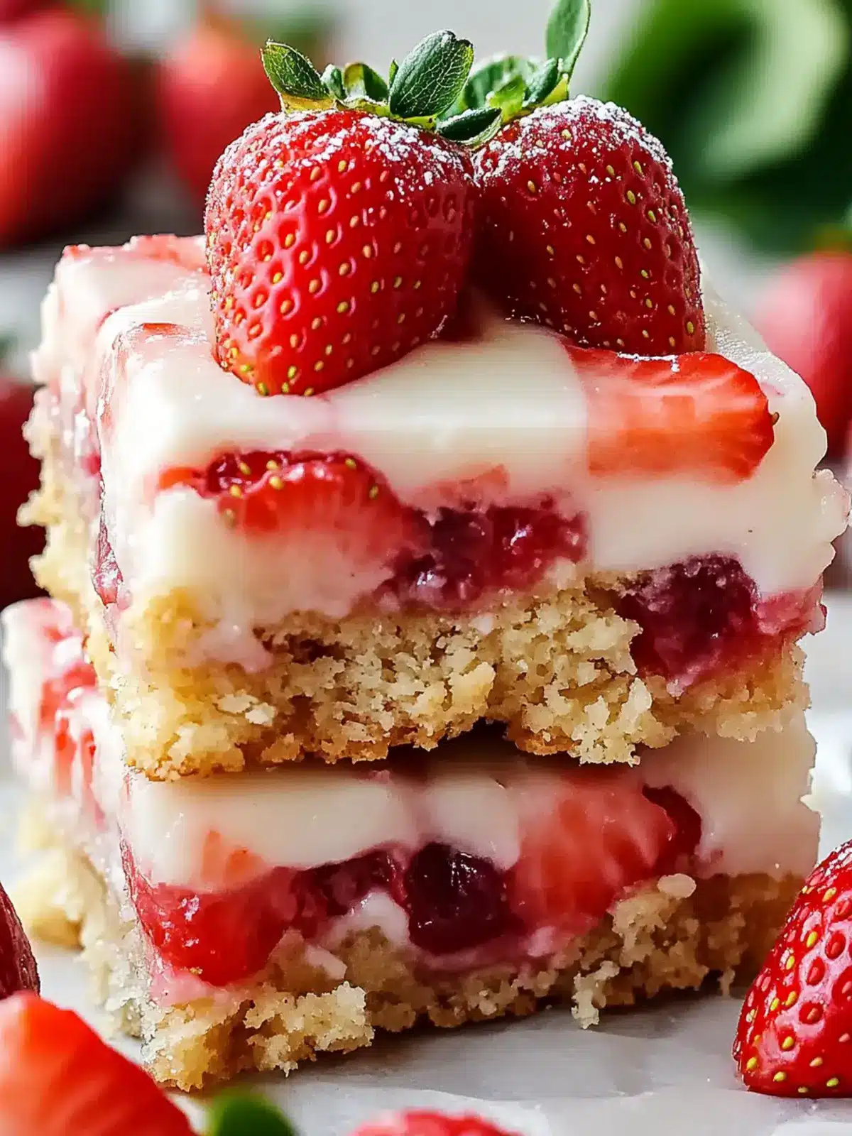 Irresistible Strawberry Shortcake Bars You’ll Love Making 2 Strawberry Shortcake Bars