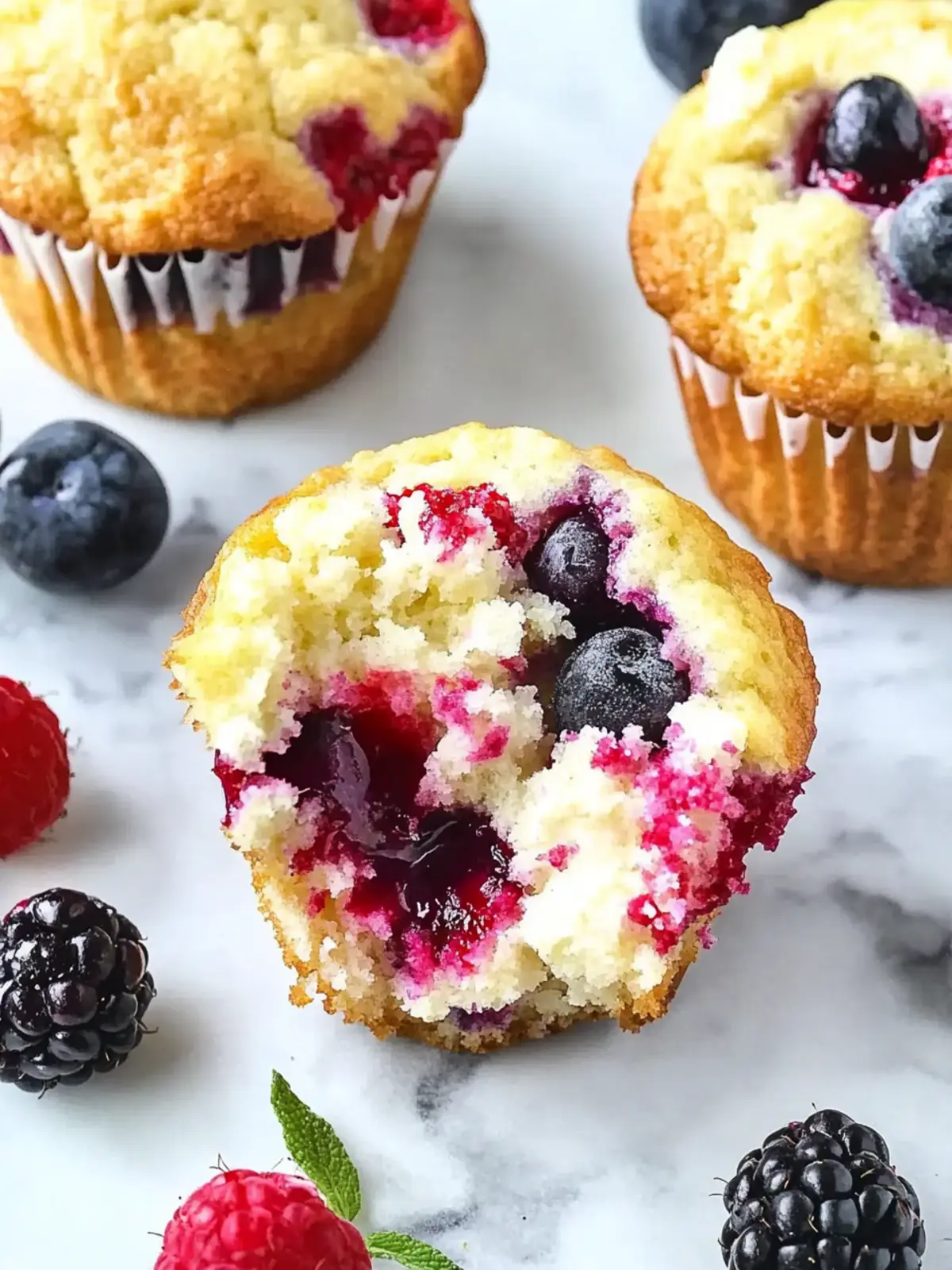 Delightful Berry Cream Cheese Muffins for Sweet Mornings 2 Berry Cream Cheese Muffins