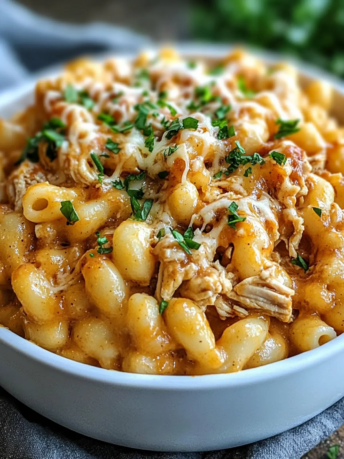 Mouthwatering Slow Cooker BBQ Pulled Chicken Mac & Cheese Recipe 4 Slow Cooker BBQ Pulled Chicken Mac & Cheese