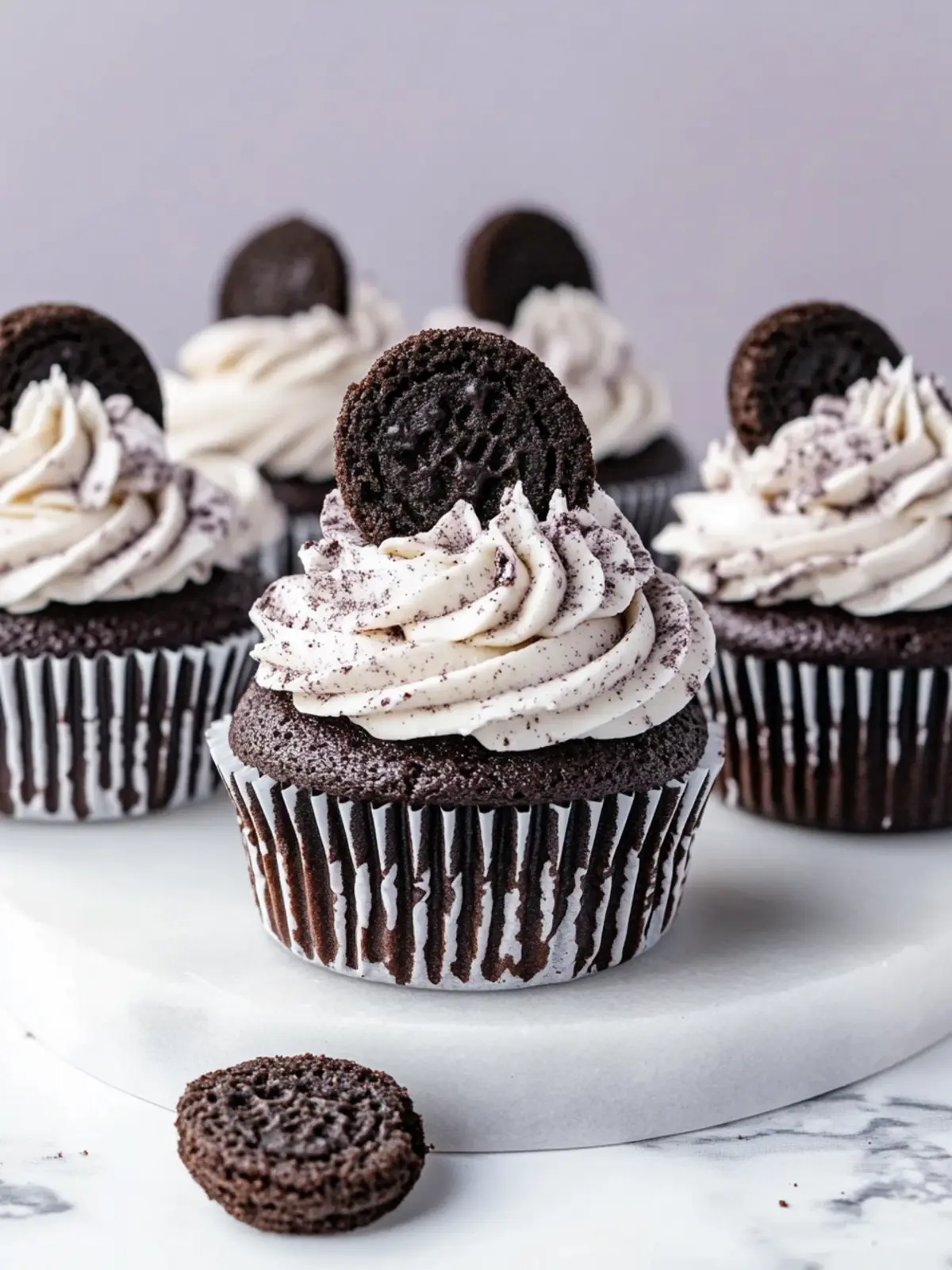 Indulge in Decadent Cookies and Cream Cupcakes Today 3 Cookies and Cream Cupcakes
