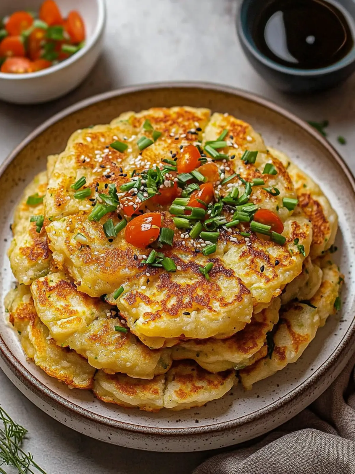 Savory Tofu Vegetable Pancakes for Comforting Homemade Flavor 2 Tofu Vegetable Pancakes