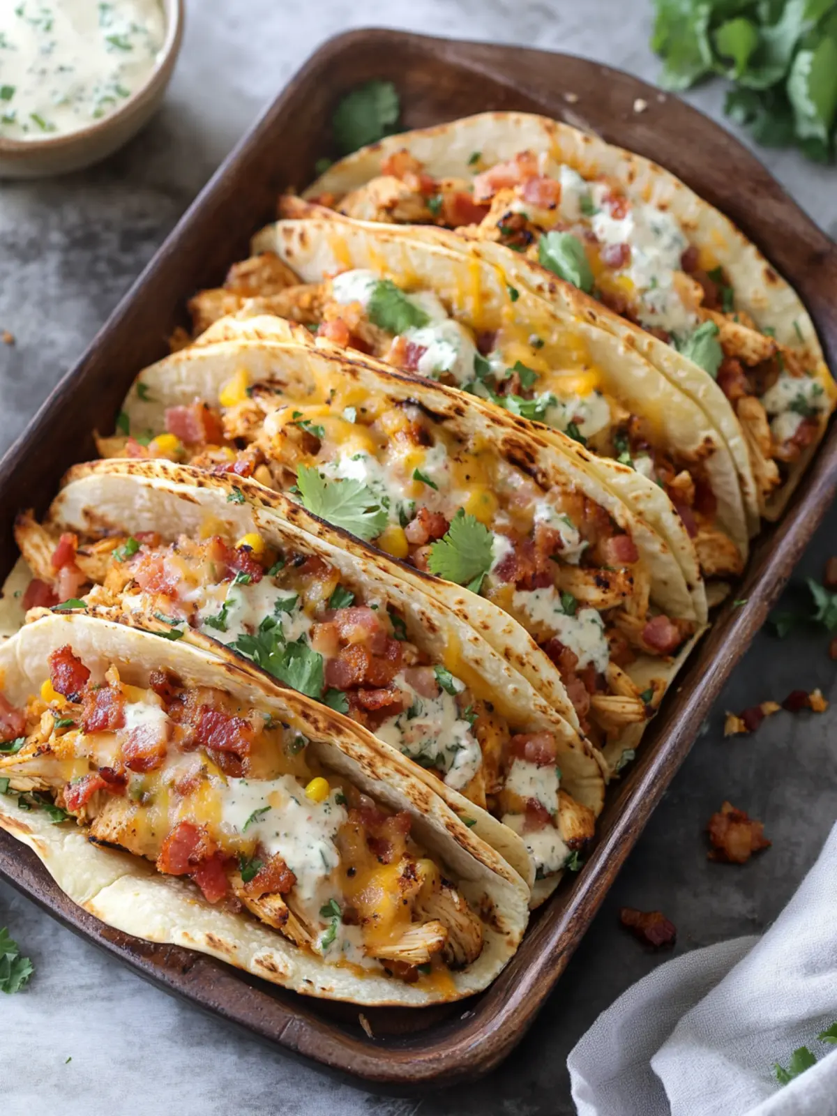 Savory Baked Chicken Bacon Ranch Tacos Your Family Will Love 4 Baked Chicken Bacon Ranch Tacos