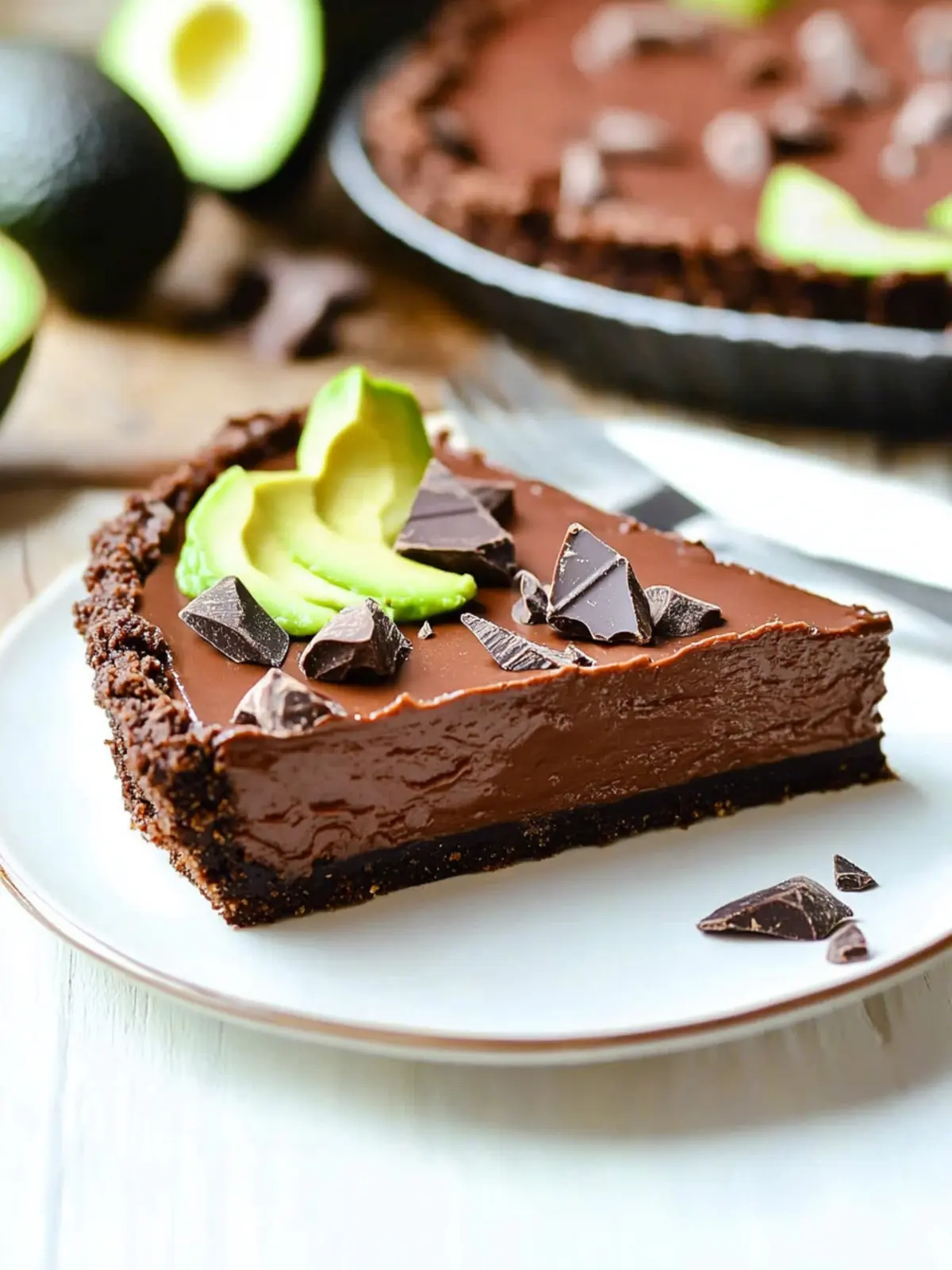 Decadent Chocolate Avocado Pie You’ll Crave Again and Again 3 Chocolate Avocado Pie