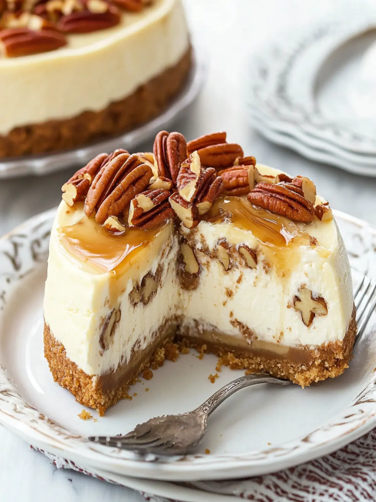 Indulge in Browned Butter Pecan Cheesecake Bliss 5 Browned Butter Pecan Cheesecake