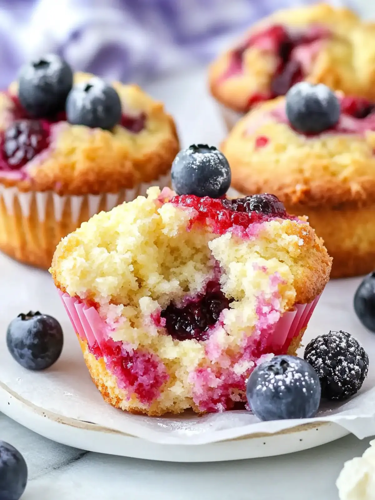 Delightful Berry Cream Cheese Muffins for Sweet Mornings 5 Berry Cream Cheese Muffins