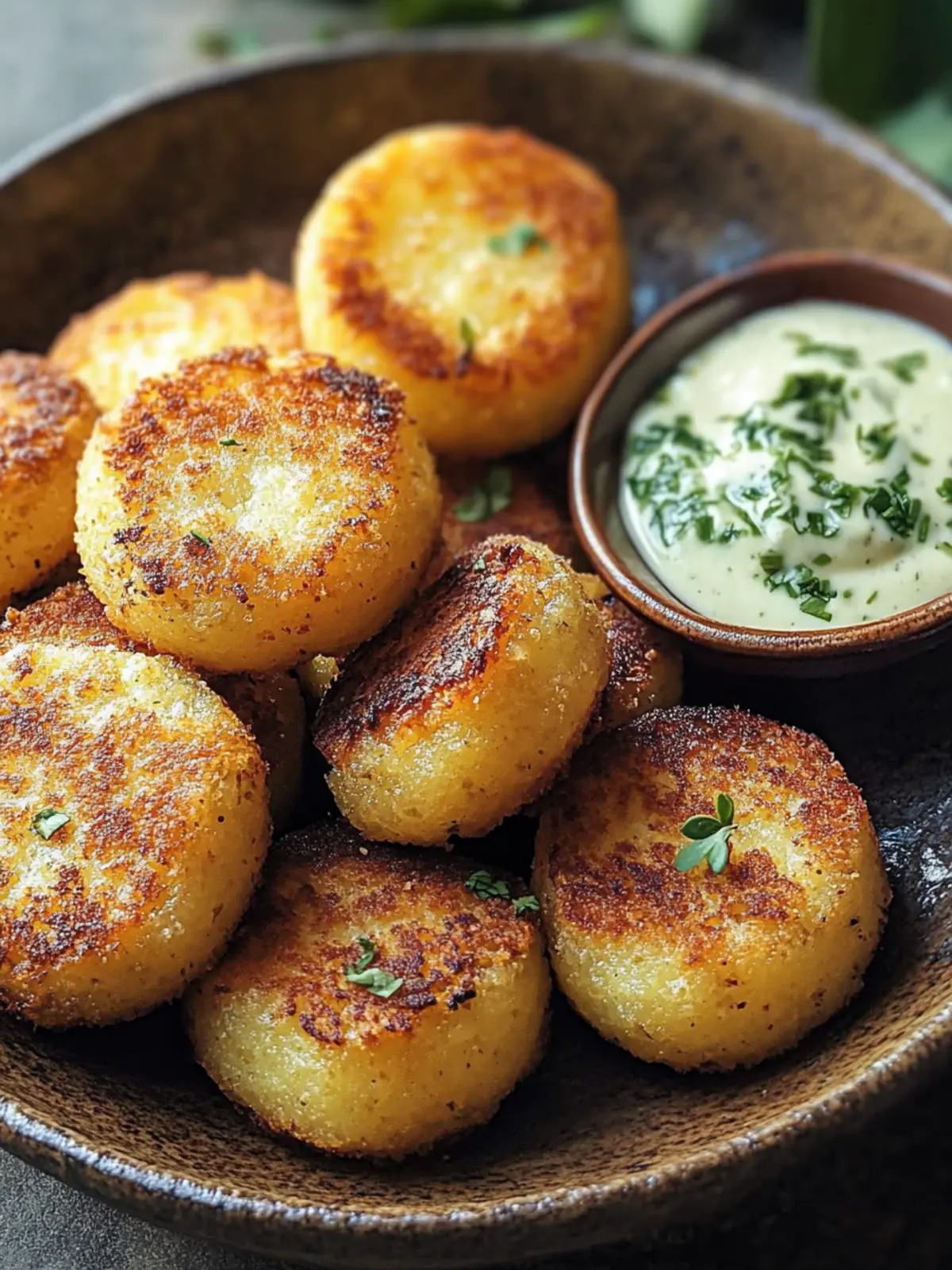 Crispy Caribbean Yucca Cakes with Zesty Garlic-Lime Mojo 5 Crispy Caribbean Yucca Cakes