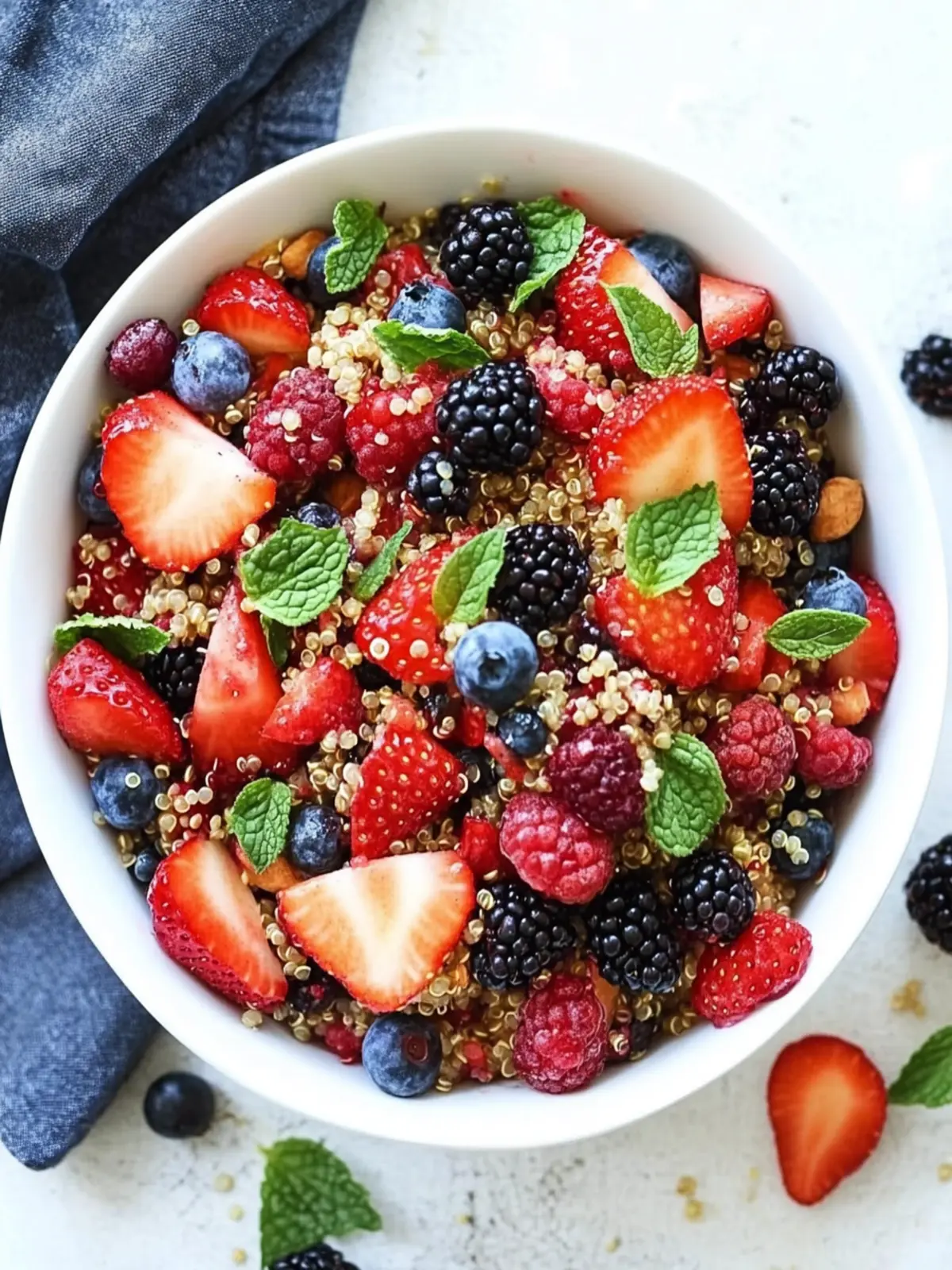 Vibrant Berry Quinoa Salad for a Refreshing Boost 2 Berry Quinoa Salad