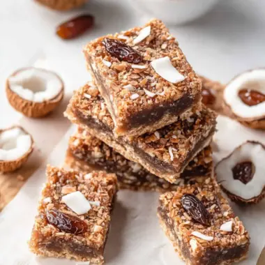 Delicious Toasted Coconut Date Bars for Guilt-Free Snacking 10 Toasted Coconut Date Bars