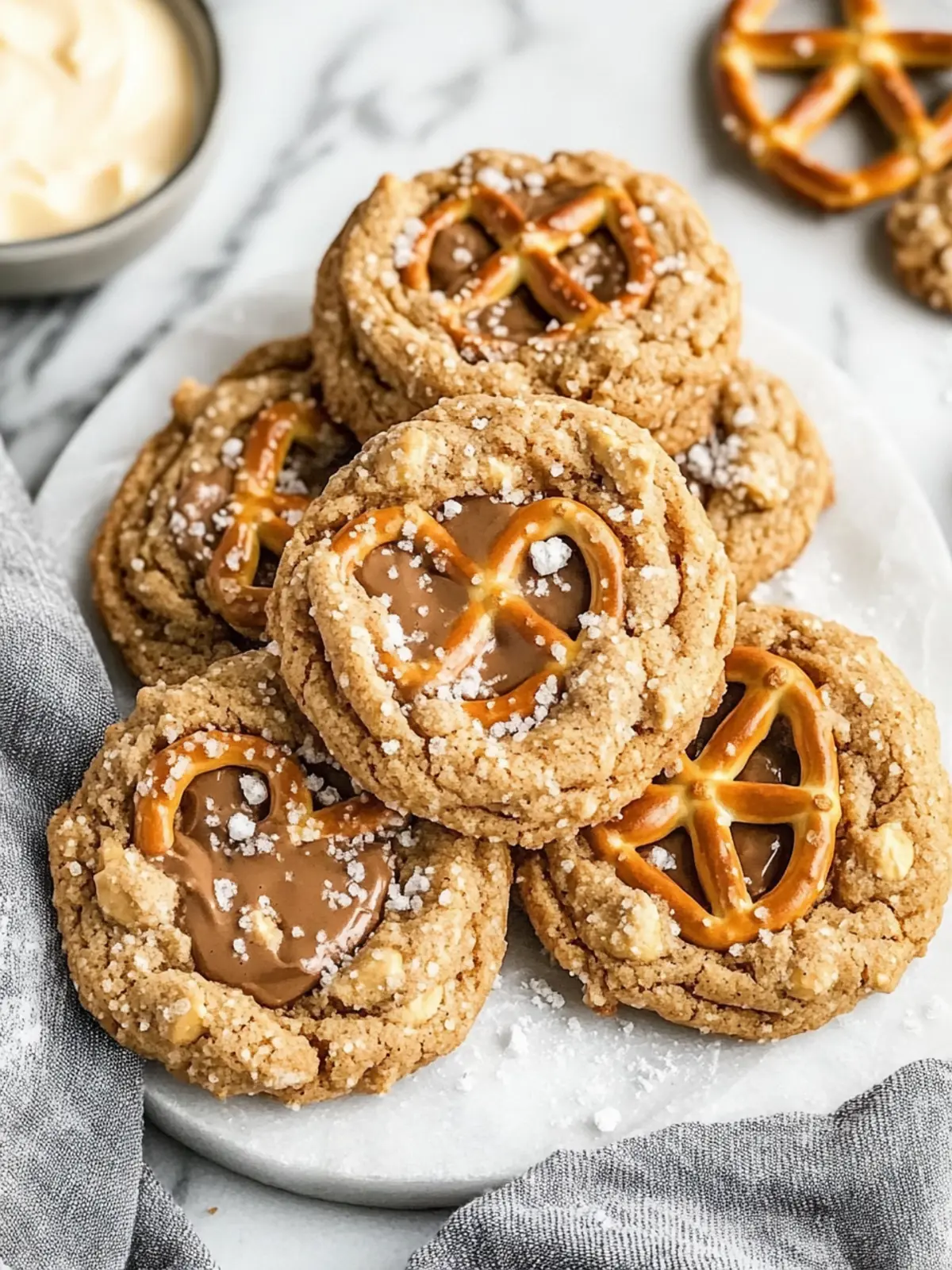 Irresistible Peanut Butter Pretzel Cookies You Must Try Now 2 Peanut Butter Pretzel Cookies