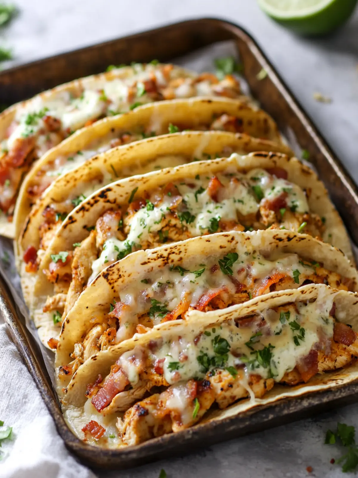 Savory Baked Chicken Bacon Ranch Tacos Your Family Will Love 3 Baked Chicken Bacon Ranch Tacos